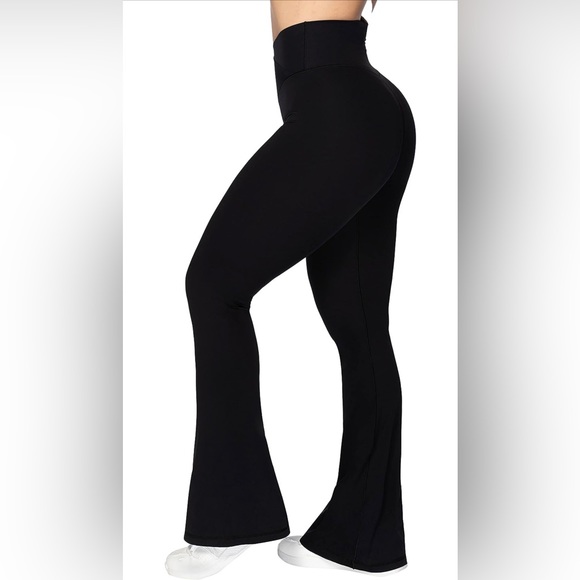 NWT Sunzel Flare Leggings Yoga Pants with Tummy Control High-Waisted and WideLeg - Picture 2 of 11